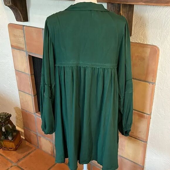 Meritt BABYDOLL DRESS IN HUNTER, S! - Picture 6 of 9